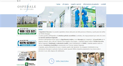 Desktop Screenshot of ospedaledisuzzara.it